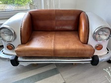 Auto Zweisitzer Sofa braun gebraucht