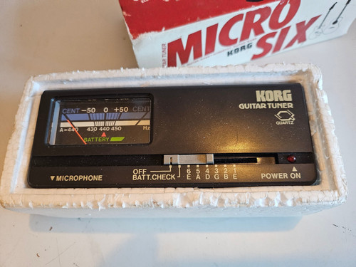 Korg mikro six guitar tuner - korg,