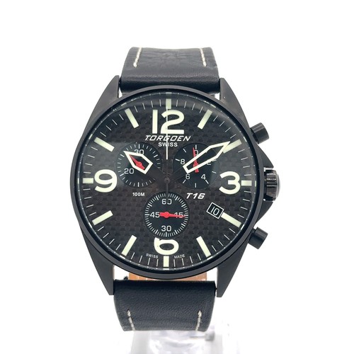 Torgoen swiss watch t16 black - torgoen,