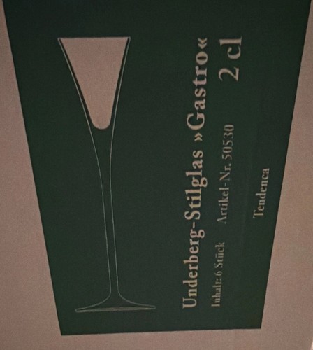 Underberg stilglas - underberg,