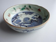 Antique Japanese Imari celadon bowl 1760-90 #5079