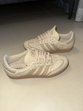 Adidas Samba Gr. 38 Beige Hellbraun Ockergelb, Sneaker Turnschuhe Gym Joggen 