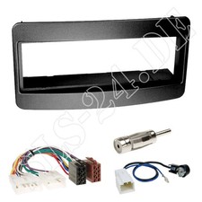 1-DIN Radioblende schwarz ISO