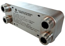 Edelstahl Platten Wärmetauscher Plattenwärmetauscher NORDIC TEC 25-130 kW Ba-12