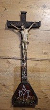 Antikes Holzkreuz mit Corpus