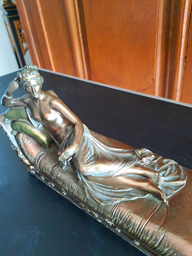 Dekofigur skulptur liegende - dekofigur,