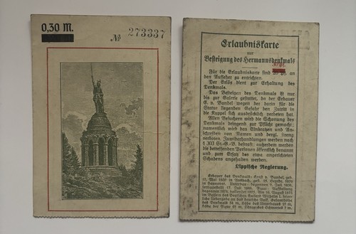 Erlaubniskarte - 2x,