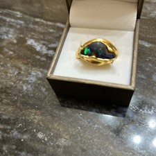 Ring Boulder Opal Kurzmann
