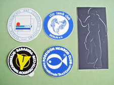 5x Aufkleber Taucher City