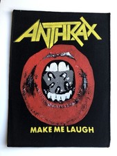 ANTHRAX BACKPATCH RÜCKENAUFNÄHER PATCH KREATOR SLAYER SODOM MEGADETH EXODUS SOD