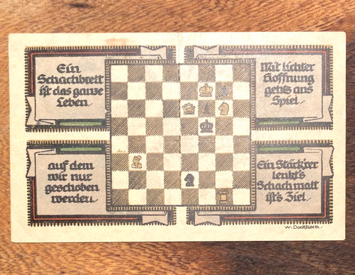 Pfennig notgeldschein - pfennig,