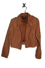 Stillvolle und Elegante Jacke aus Lederimitat