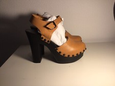 High Heel Plateau Holz