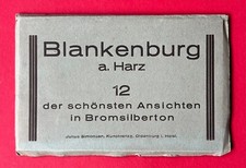 Leporello Album mit 12 x AK BLANKENBURG am Harz Stadtansichten ( 148397