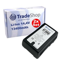 2x Li-Ion Akku 14,4V 13400mAh