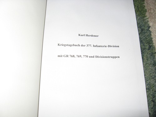 Kriegstagebuch der 377