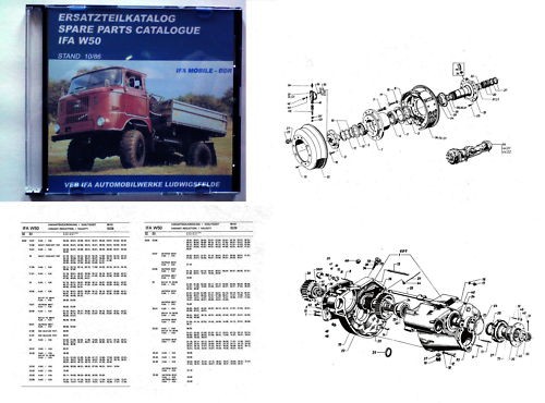 Ersatzteilkatalog ifa w50 - w, 50