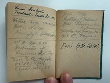 1944 Soldaten-Taschenkalender Notizbuch Tagebuch 2. Weltkrieg Wehrmacht 3. Reich