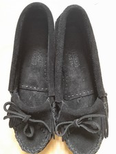 Minnetonka Moccasins schwarz, Gr. 37, ungetragen