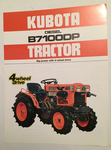 Kubota 4wd diesel - kubota,