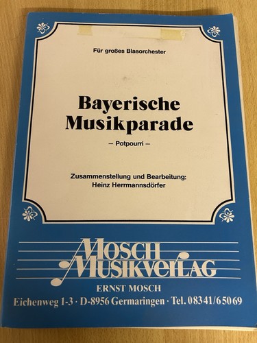 Mosch musikverlag notenheft - mosch,
