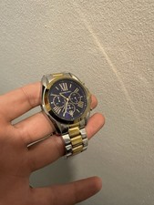 Michael Kors Bradshaw MK5976 Damen Uhr - Gold/Silber/Blau