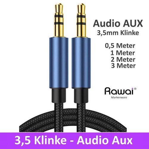 Aux kabel 5mm klinke stecker - aux,