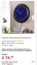 Digital Analog Uhr mit