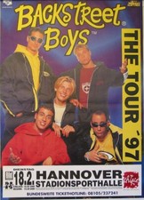 Backstreet Boys - Hannover 1997 Rare Original Tourposter