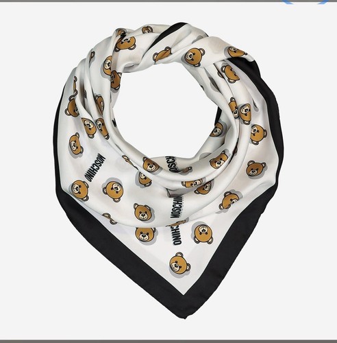 Moschino seidentwill schal - seidentwill,