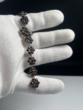 Granat Armband Silber 925