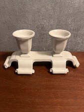 Allach Modell Carl Diebitsch Kerzenhalter 2 Kerzen Leuchter Eschenbach Creme