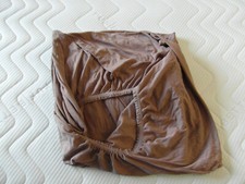 Spannbetttuch braun 1-2 m Matratze 