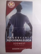 Ticket Fußball  Regionalliga
