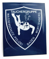 Werbe-Aufkleber Tauchergruppe