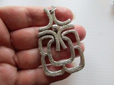 VINTAGE GROSSER SILBERFARBENER