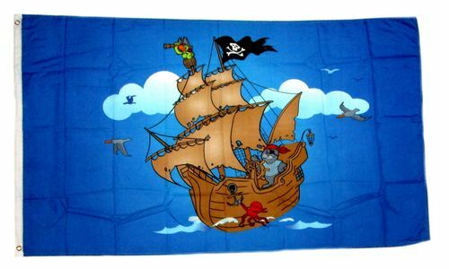 Fahne flagge piratenschiff - fahne,