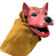 Handpuppe Fuchs DDR Gummikopf 24cm für Kasperletheater  /P19.3/10