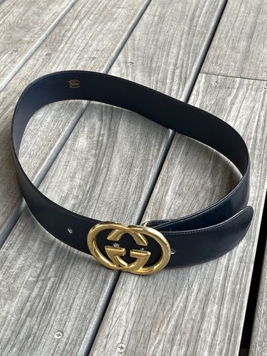 Gucci gebrauchter ledergürtel - gucci,