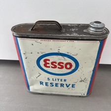Esso RESERVE ESSO 5 Liter Blech Kanister Oldtimer Reservekanister /s5