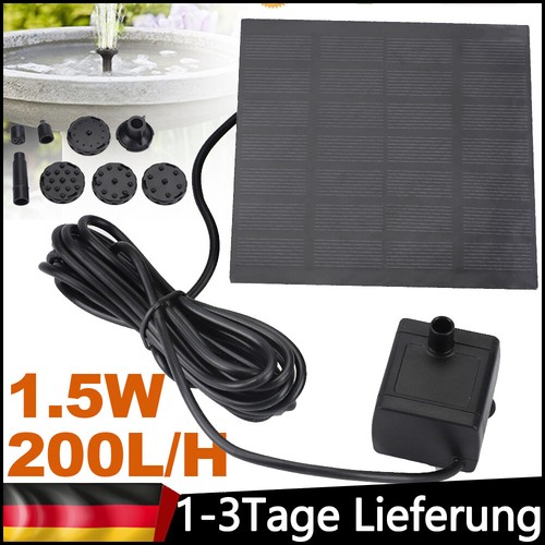 200l h teichpumpe - 1.5w,