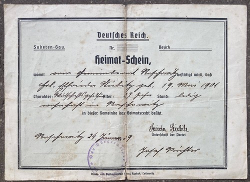 Heimat schein deutsches - heimat,