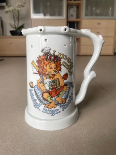 Bierkrug aus porzellan - bierkrug,