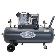 Twin Busch ® Druckluftkompressor liegend 200 L - Kompressor - Grey-Line