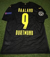 Erling Haaland CL Spielertrikot Away 2020/21 BVB wie Matchworn Trikot Dortmund