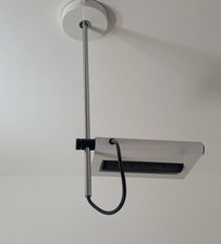 BRENDEL Deckenfluter LED oder halogen, Design Lampe, Deckenfluter, weiß/chrom