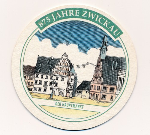 Bierdeckel zwickau mauritius - bierdeckel,