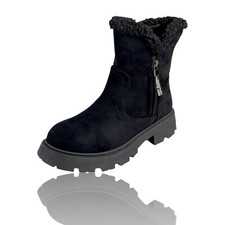Schwarze Damen Stiefel Winter