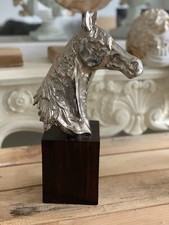Dekofigur Skulptur Pferde Kopf