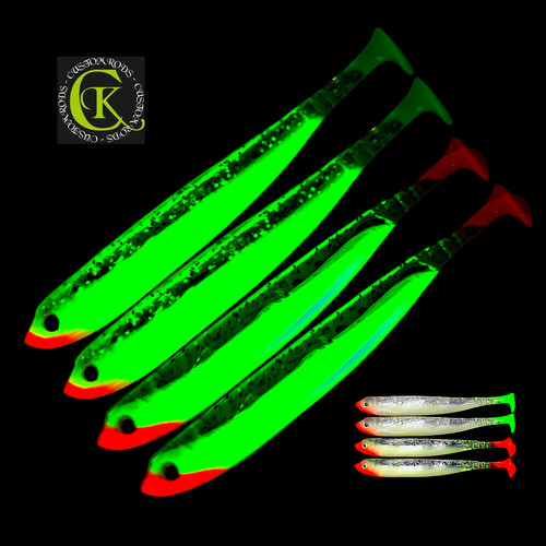 13cm stint shad - 4x,